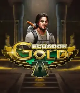 ELK Studios' Ecuador Gold slot displayed with its lush jungle backdrop and symbols of South American culture. The visual emphasizes the slot's dynamic gameplay and up to 262,144 ways to win, enhanced by its innovative game mechanics, appealing for those interested in the thrill of treasure hunting.